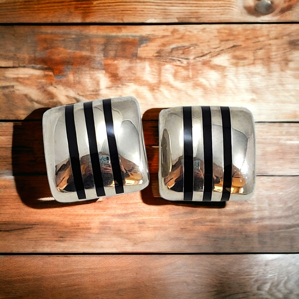 Bayanihan Sterling Silver Mod Earrings